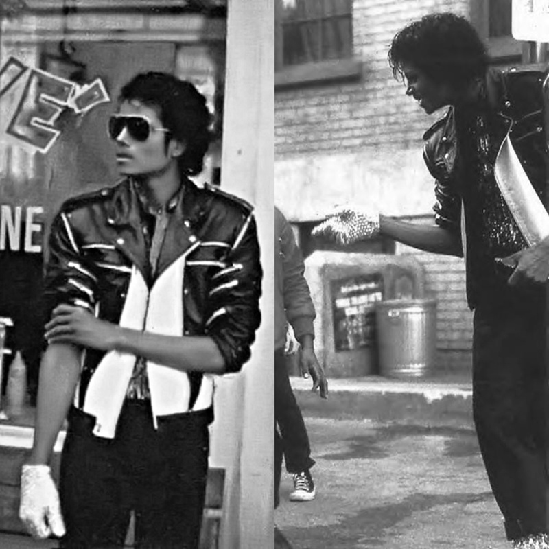 희귀 엠제이 펑크 록 오토바이 클래식 엠제이 마이클 잭슨 의상은 팬들을위한 지퍼 자켓을 이길 최고의 선물
